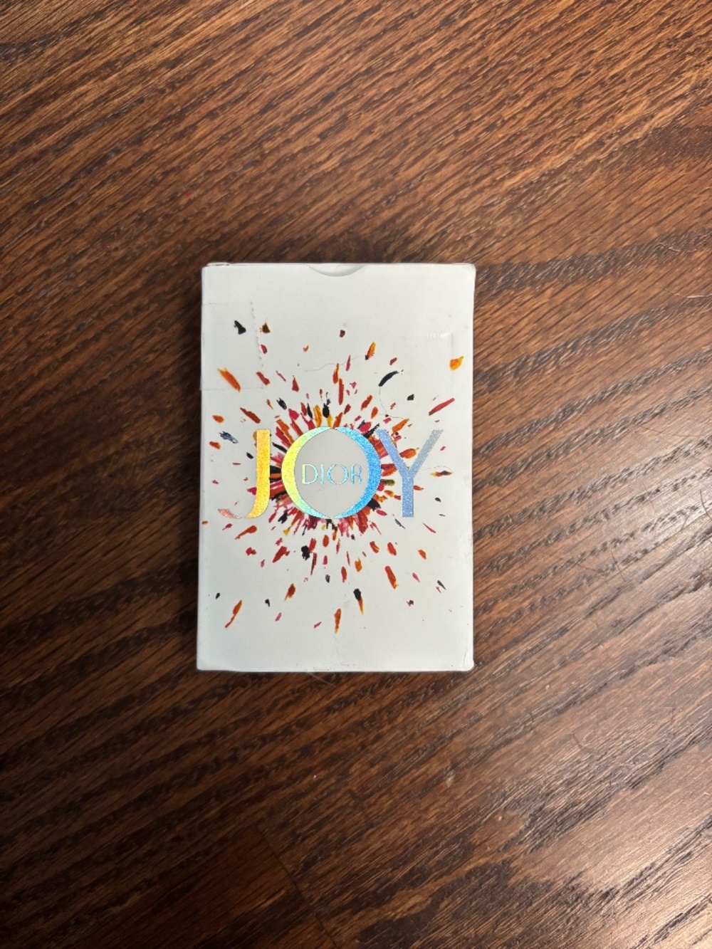 Christian Dior JOY Holographic Playing Cards Full Deck Collectible